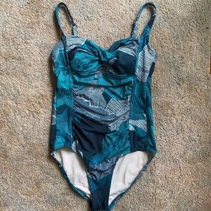 Merona one piece bathing suit